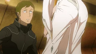 Yuki Mori rips her tight dress [Space Battleship Yamato 2199]