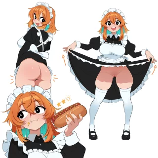 Maids don't need panties