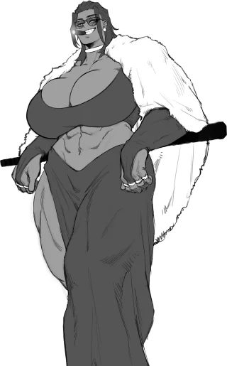 Tomboyish Muscle Mommy!