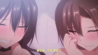 Black Hair and Gray Hair Beauties Sharing One Cock (Threesome) [Hentai]