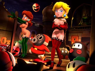 Princess Peach and Daisy Bondage