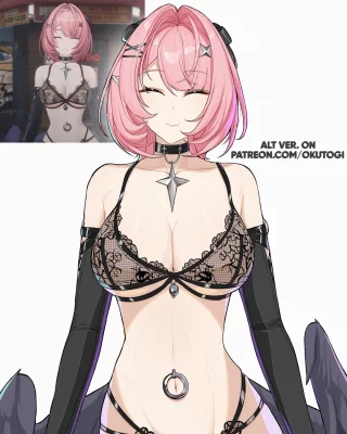 Remielle in lingerie