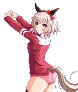 Curren Chan Stretching in Buruma [Umamusume]