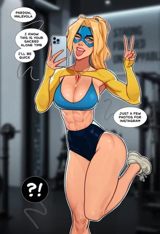 Blonde Blazer Selfie (Minko)