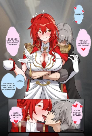 Drinking Coffee with Himeko