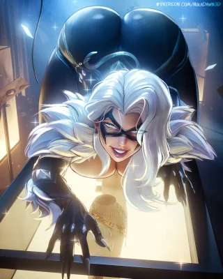 Black Cat Ready to Steal (MikaDawn)